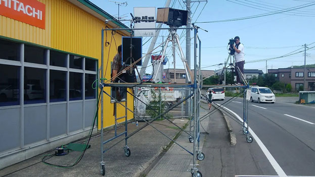 TV番組生放送カメラ